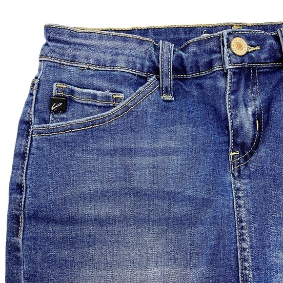 RANCAN Denim Mini Skirt Size 5 / 26 Jeans Skirt - Picture 3 of 7